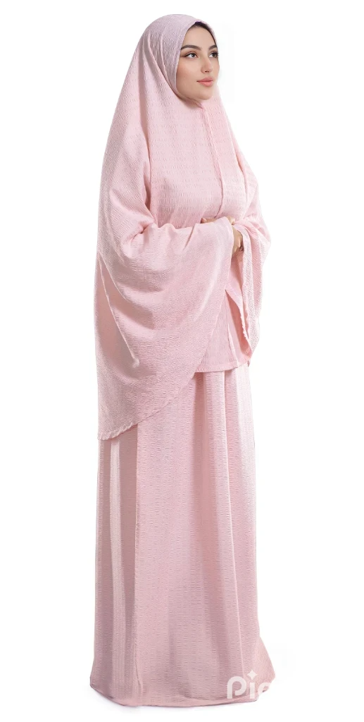 Pink Minimal Islamic Prayer Wear