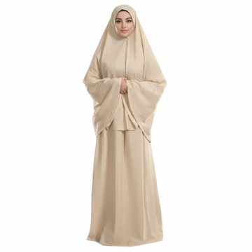 Beige Minimal Islamic Prayer Wear